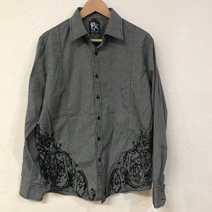 PX Custom Rags Mens Button Front Shirt
